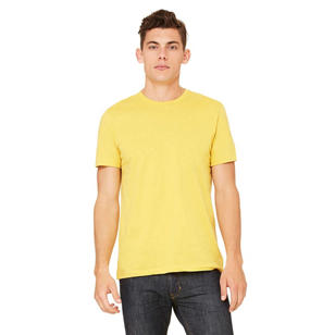 Bella + Canvas Unisex Jersey Short-Sleeve T-Shirt - Yellow, Maize