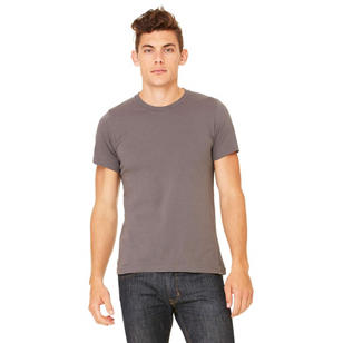 Bella + Canvas Unisex Jersey Short-Sleeve T-Shirt - Gray, Asphalt