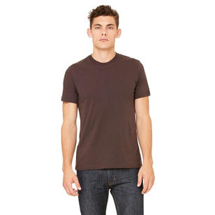 Bella + Canvas Unisex Jersey Short-Sleeve T-Shirt - Brown