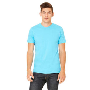 Bella + Canvas Unisex Jersey Short-Sleeve T-Shirt - Turquoise