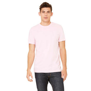 Bella + Canvas Unisex Jersey Short-Sleeve T-Shirt - Pink