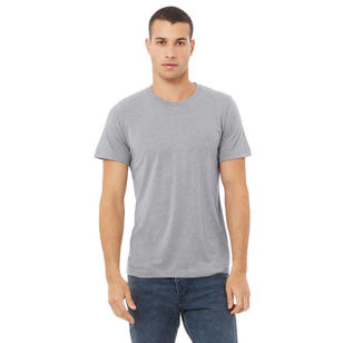 Bella + Canvas Unisex Triblend Dark T-Shirt - Gray, Athletic Triblend