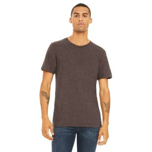 Bella + Canvas Unisex Triblend Dark T-Shirt - Brown, Triblend