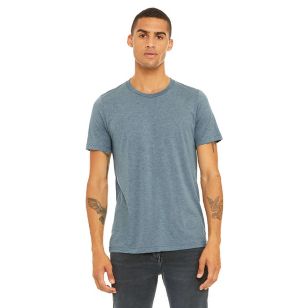 Bella + Canvas Unisex Triblend Dark T-Shirt - Denim, Triblend