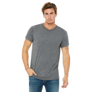 Bella + Canvas Unisex Triblend Dark T-Shirt - Gray, Triblend