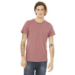 Bella + Canvas Unisex Triblend Dark T-Shirt - Mauve, Triblend