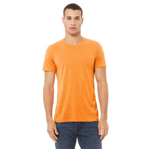 Bella + Canvas Unisex Triblend Dark T-Shirt - Orange, Triblend