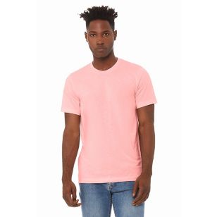 Bella + Canvas Unisex Triblend Dark T-Shirt - Pink, Triblend