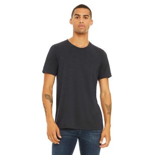 Bella + Canvas Unisex Triblend Dark T-Shirt - Gray, Dark Solid Triblend