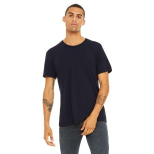 Bella + Canvas Unisex Triblend Dark T-Shirt - Blue, Navy Solid Triblend