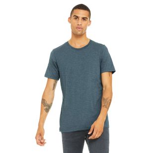 Bella + Canvas Unisex Triblend Dark T-Shirt - Blue, Steel Triblend