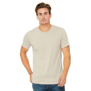 Bella + Canvas Unisex Triblend Dark T-Shirt - Tan, Triblend