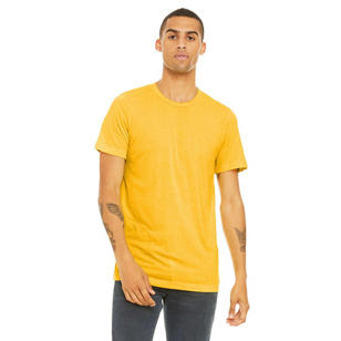 Bella + Canvas Unisex Triblend Dark T-Shirt - Gold, Yellow Triblend