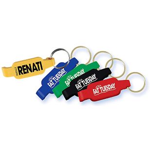 Wide Body Bottle Opener Key Tag - 