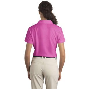 Nike Ladies  Dri-FIT Micro Pique 2.0 Polo - Pink, Fusion