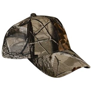 Port Authority Camouflage Series Dark Cap with Mesh Back - Realtree Hardwoods