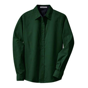 Port Authority Ladies Long Sleeve Easy Care Shirt - Dark/All - Green, Dark/Blue, Navy