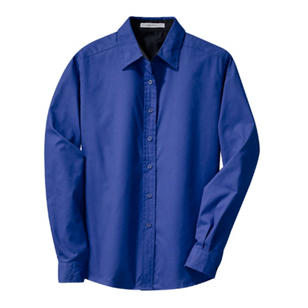 Port Authority Ladies Long Sleeve Easy Care Shirt - Dark/All - Blue, Royal/Blue, Navy