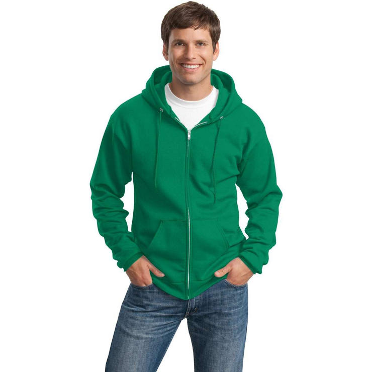 Port and Company 7.8 Oz. Full-Zip Hooded Sweatshirt
