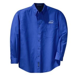 Port Authority Long Sleeve Easy Care Shirt - Dark/All - Blue, Royal/Blue, Navy