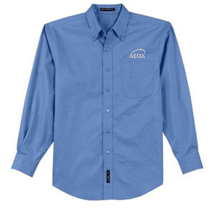 Port Authority Long Sleeve Easy Care Shirt - Dark/All - Blue, Ultramarine