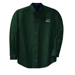 Port Authority Long Sleeve Easy Care Shirt - Dark/All - Green, Dark/Blue, Navy