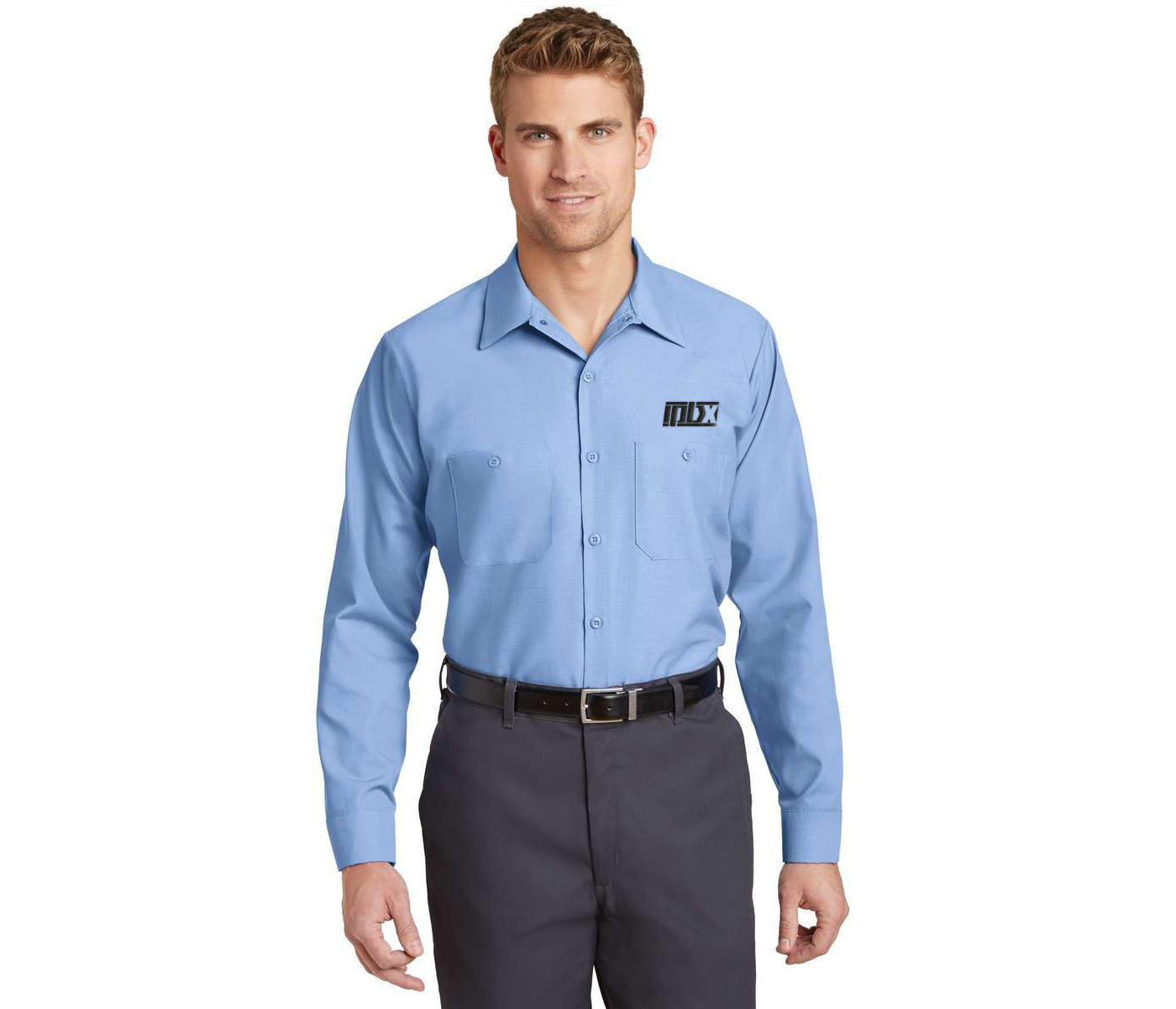 Red Kap Long Sleeve Industrial Work Shirt