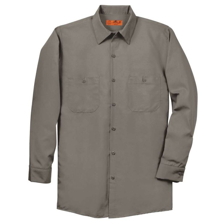 Red Kap Long Sleeve Industrial Work Shirt