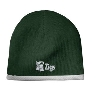 Sport-Tek Performance Knit Cap - Dark/All - Green, Forest (similar to PMS 349)