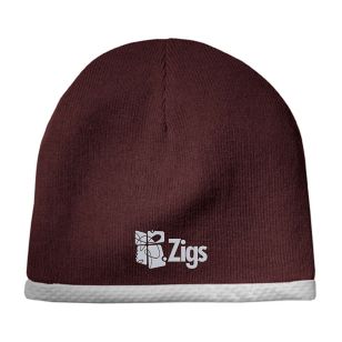 Sport-Tek Performance Knit Cap - Dark/All - Maroon