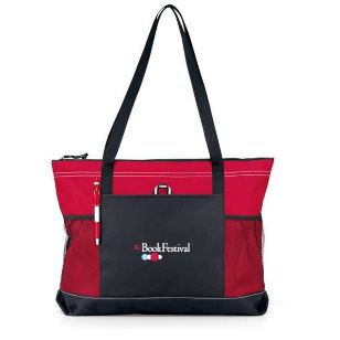 Select Zippered Tote - Red