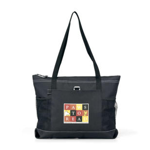 Select Zippered Tote - Black