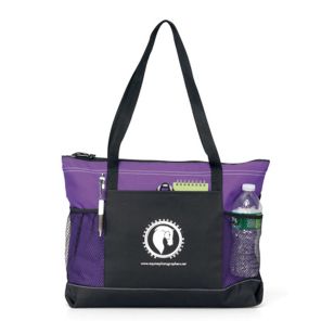 Select Zippered Tote - Purple