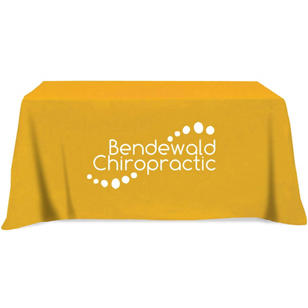 6ft Table Cover - Gold, Athletic