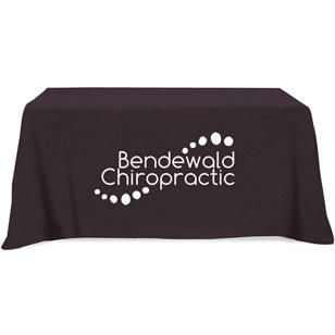 6ft Table Cover - Black
