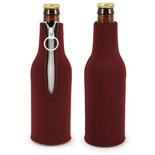 Bottle Suit Neoprene Bottle Cooler - Garnet (PMS-201)