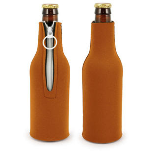 Bottle Suit Neoprene Bottle Cooler - Orange, Texas (PMS-159)