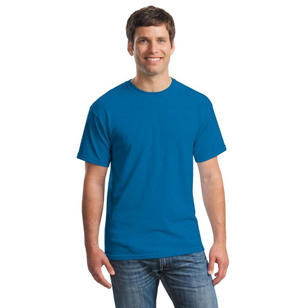 Gildan Heavy 100% Cotton T-Shirt - Sapphire, Antique