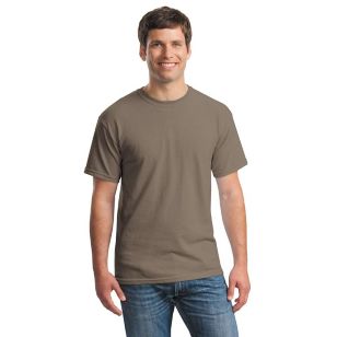 Gildan Heavy 100% Cotton T-Shirt - Brown, Savana