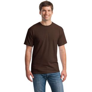 Gildan Heavy 100% Cotton T-Shirt - Brown, Dark Chocolate