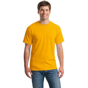 Gildan Heavy 100% Cotton T-Shirt - Yellow, Gold