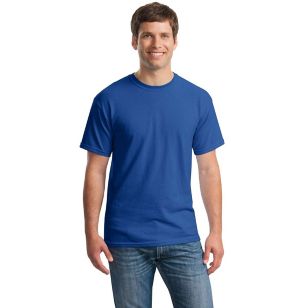 Gildan Heavy 100% Cotton T-Shirt - Blue, Neon