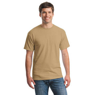 Gildan Heavy 100% Cotton T-Shirt - Gold, Old