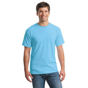 Gildan Heavy 100% Cotton T-Shirt - Blue, Sky