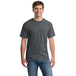 Gildan Heavy 100% Cotton T-Shirt - Gray, Dark Heather