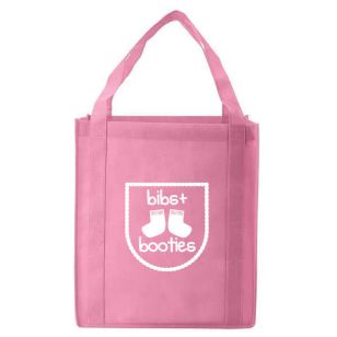 Saturn Jumbo Nonwoven Grocery Tote - Pink