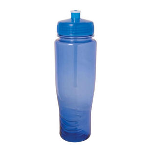 28 oz. Polyclean Auto Bottle - Blue, Translucent