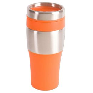 16 oz. Silver Streak Tumbler - Orange