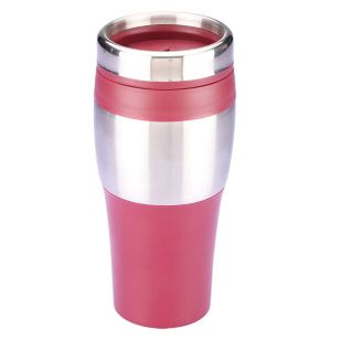 16 oz. Silver Streak Tumbler - Burgundy