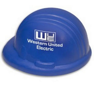Hard Hat Stress Reliever - Blue